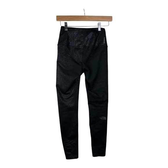 The North Face Women's Sparkly Black Metallic Pull On Leggings Size Small - Picture 2 of 8